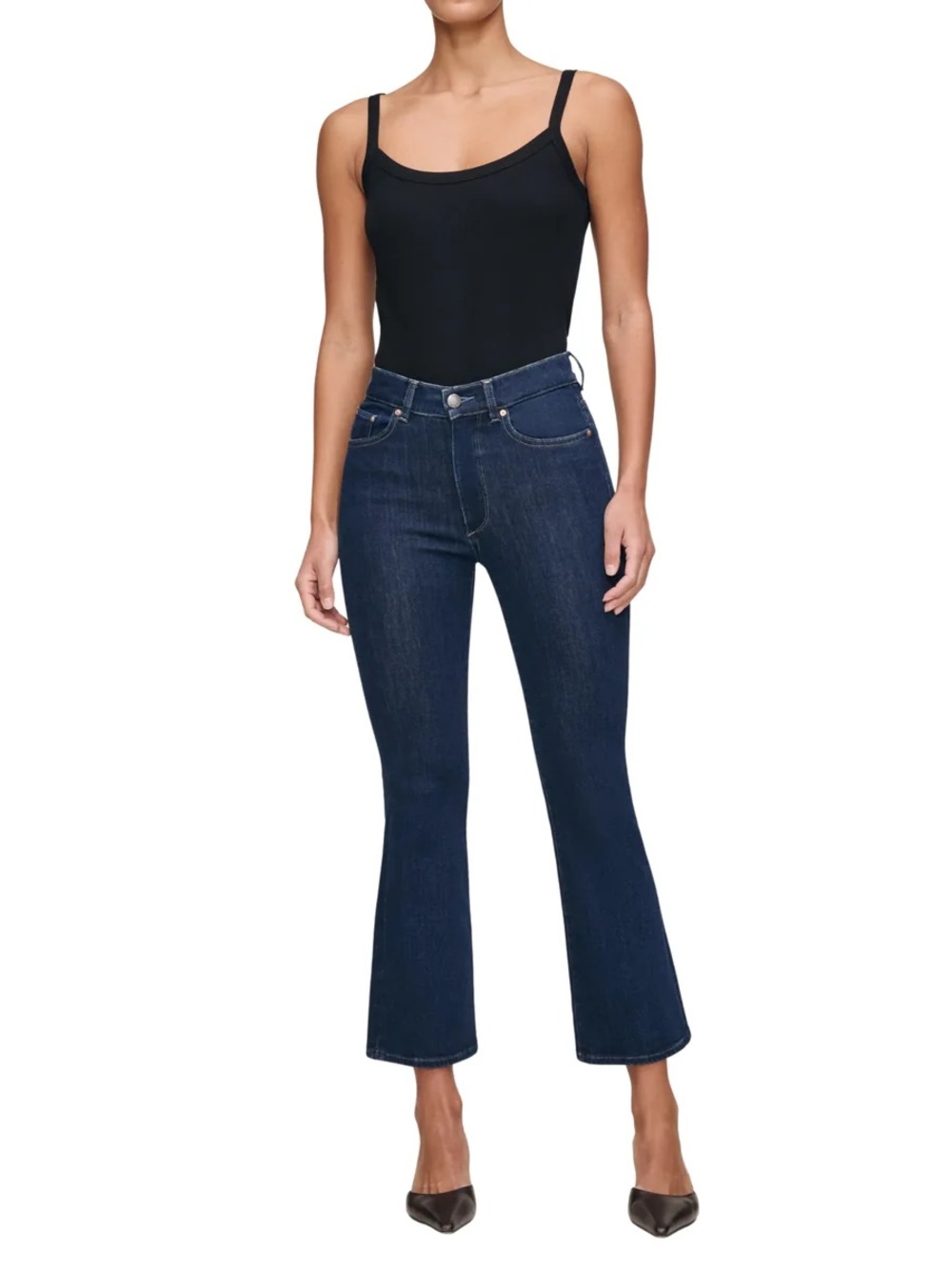 DL1961 Women’s Dark Blue Flare Jeans 33”